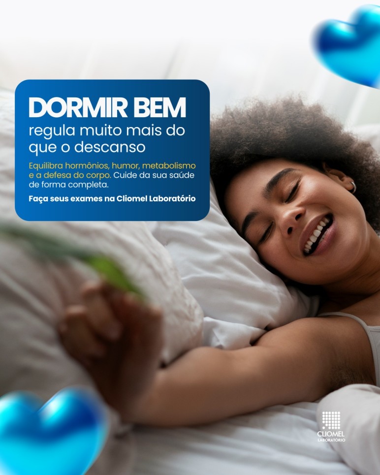 Dormir bem é mais do que descansar. 